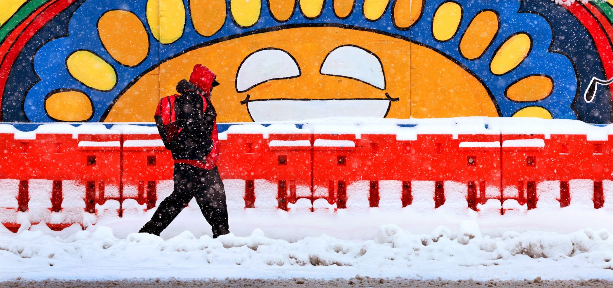 Sunshine on a snowy day